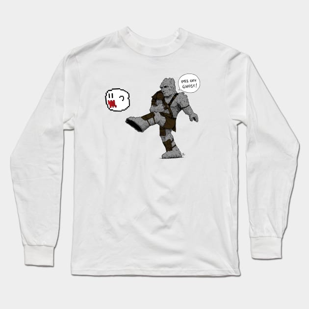 Piss off, Ghost! Long Sleeve T-Shirt by alejcak